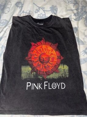 Zara Pink Floyd Muscle Tee Small Oversized